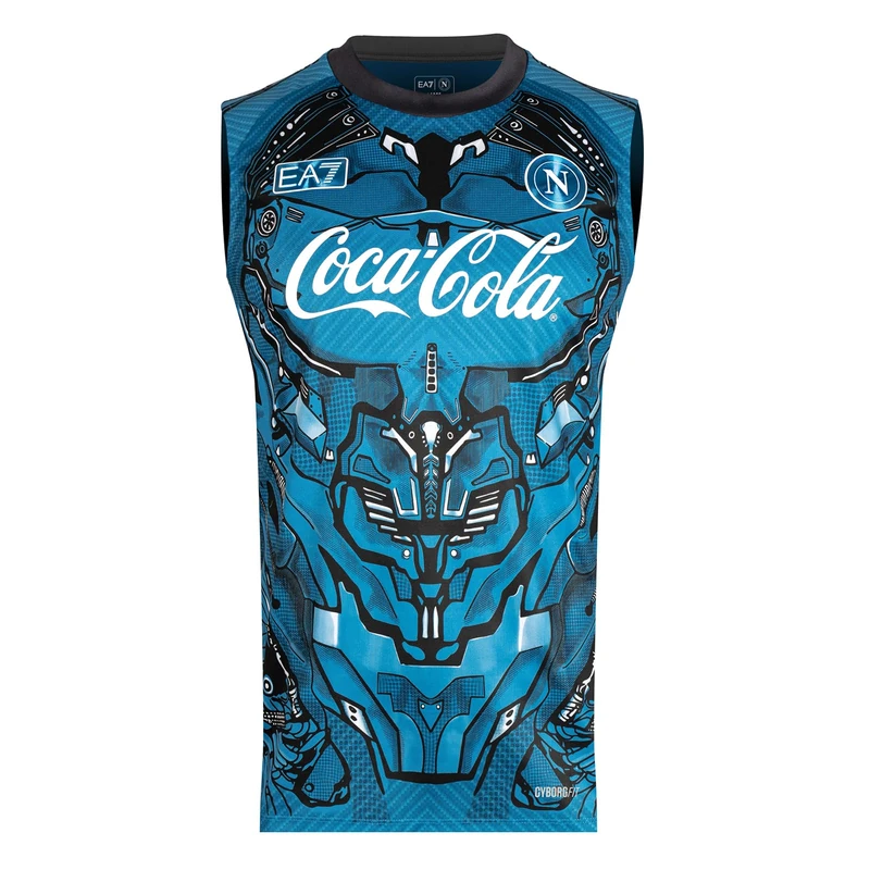 SSC Napoli Training Vest Ea7 Unisex Adult Tank Top (Pack of 3)
