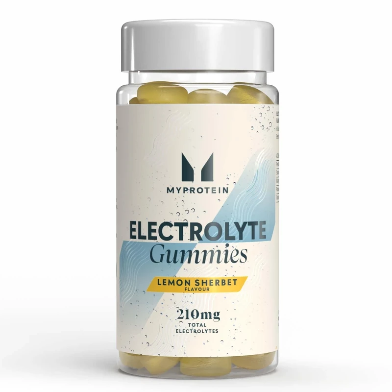 Myprotein Electrolyte Gummies | Lemon Sherbet Flavour | Electrolyte Support with Magnesium, Potassium & Sodium | 210mg Electrolytes per Serving | Vegan | 15 Gummies