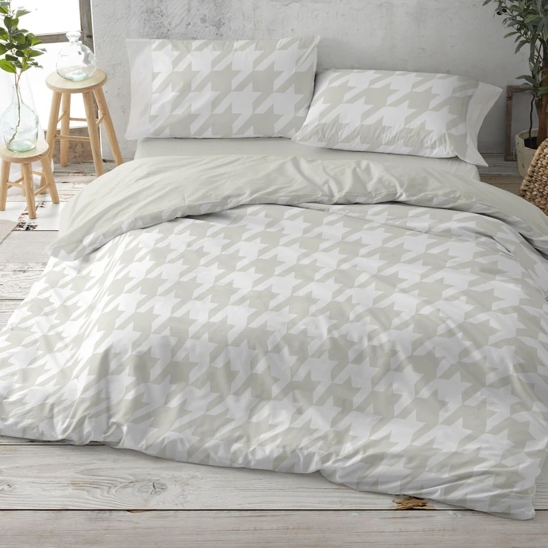 Burrito Blanco | Cotton duvet covers | 135 cm bed (+available measurements) | Design 631 | Khaki color (135x190/200 cm.)
