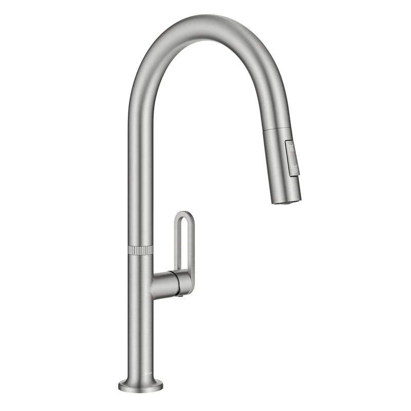 Kraus Vetra KPF-2850SFS Single-Lever Kitchen Mixer Tap 2 Functions Stainless Steel Stain Resistant