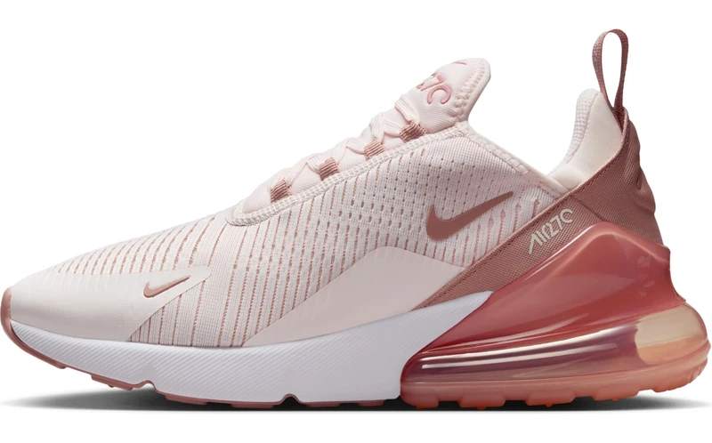 Nike Women's Air Max 270 Sneaker, Pomegranate/Pearl Pink/White, 7.5 UK