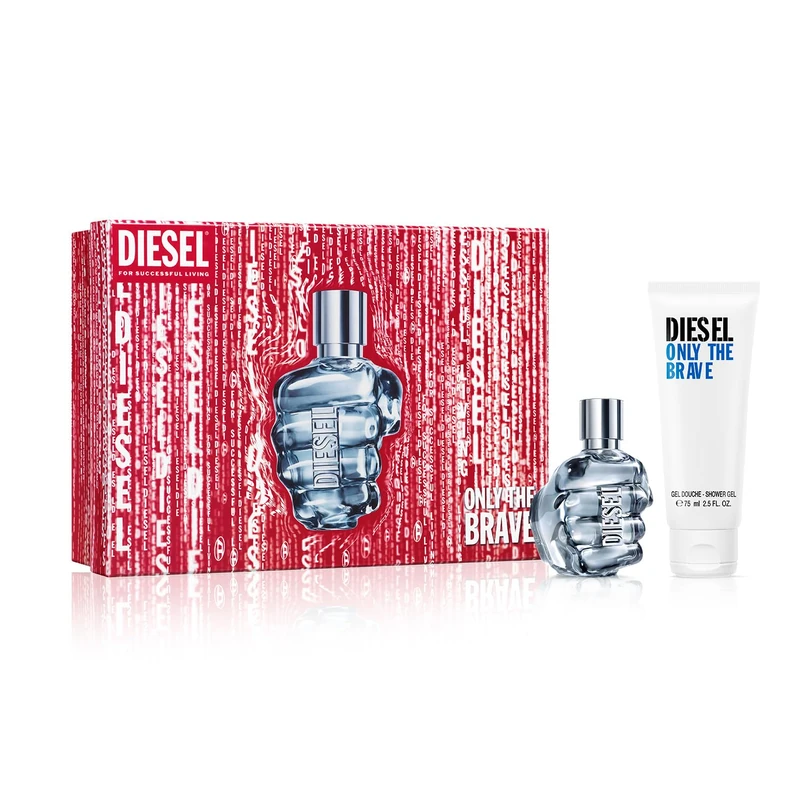Diesel Only The Brave Eau de Toilette Duo Gift Set 50ml & 75ml Shower Gel