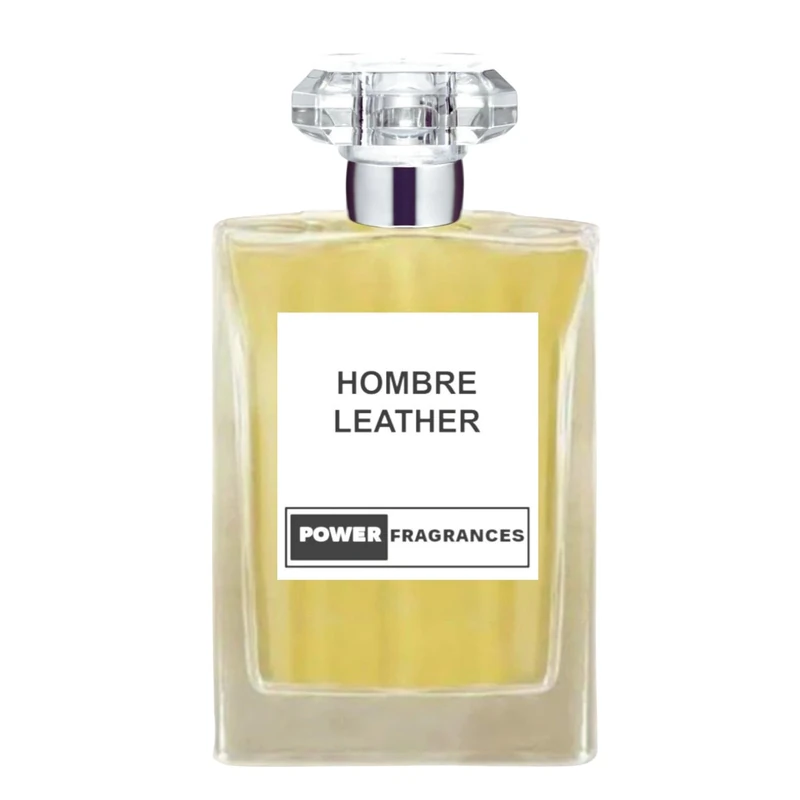 Power Fragrances 100ml Hombre Leather Inspired by Ombre L Extrait de Parfum – Unisex Luxury Scent with Leather, Long-Lasting, Bold & Smoky Fragrance | Vegan & Cruelty-Free | Made in UK