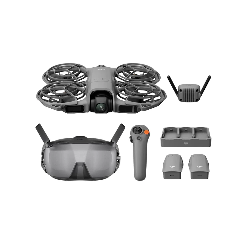DJI Neo 2 Motion Fly More Combo With RC Motion 3 & Goggles N3, Stable Transmission With Digital Transceiver, 4K Drone for Beginners, FPV Flying, 3 Batteries
