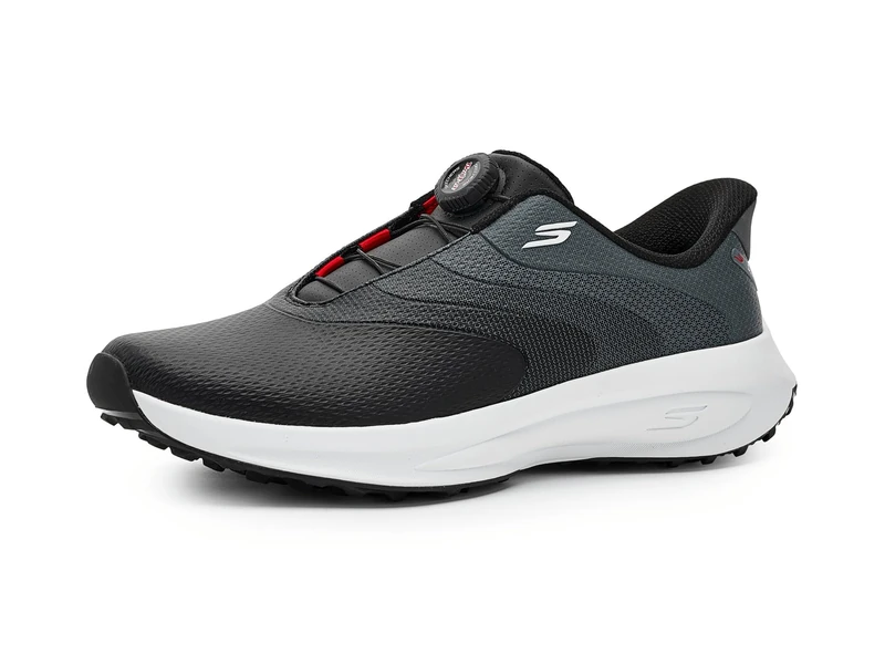 Skechers GO Golf Mens Waterproof Synthetic Twist-Fit Dial Closure Spike Less Golf Shoe