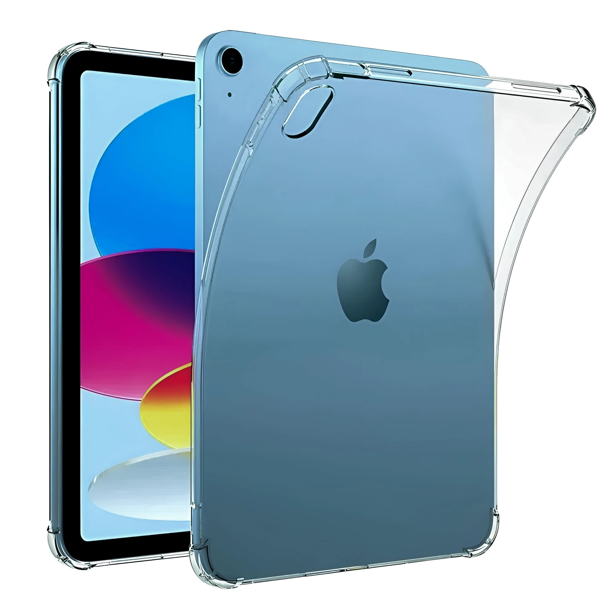 LAMBARDAR Clear Case for iPad (A16) 11th Generation 11 Inch, 10th Generation 10.9 inch (Model: 2025-2022) – Slim & Lightweight TPU Protective Cover, Shockproof Transparent Back, Raised Edge Bumper