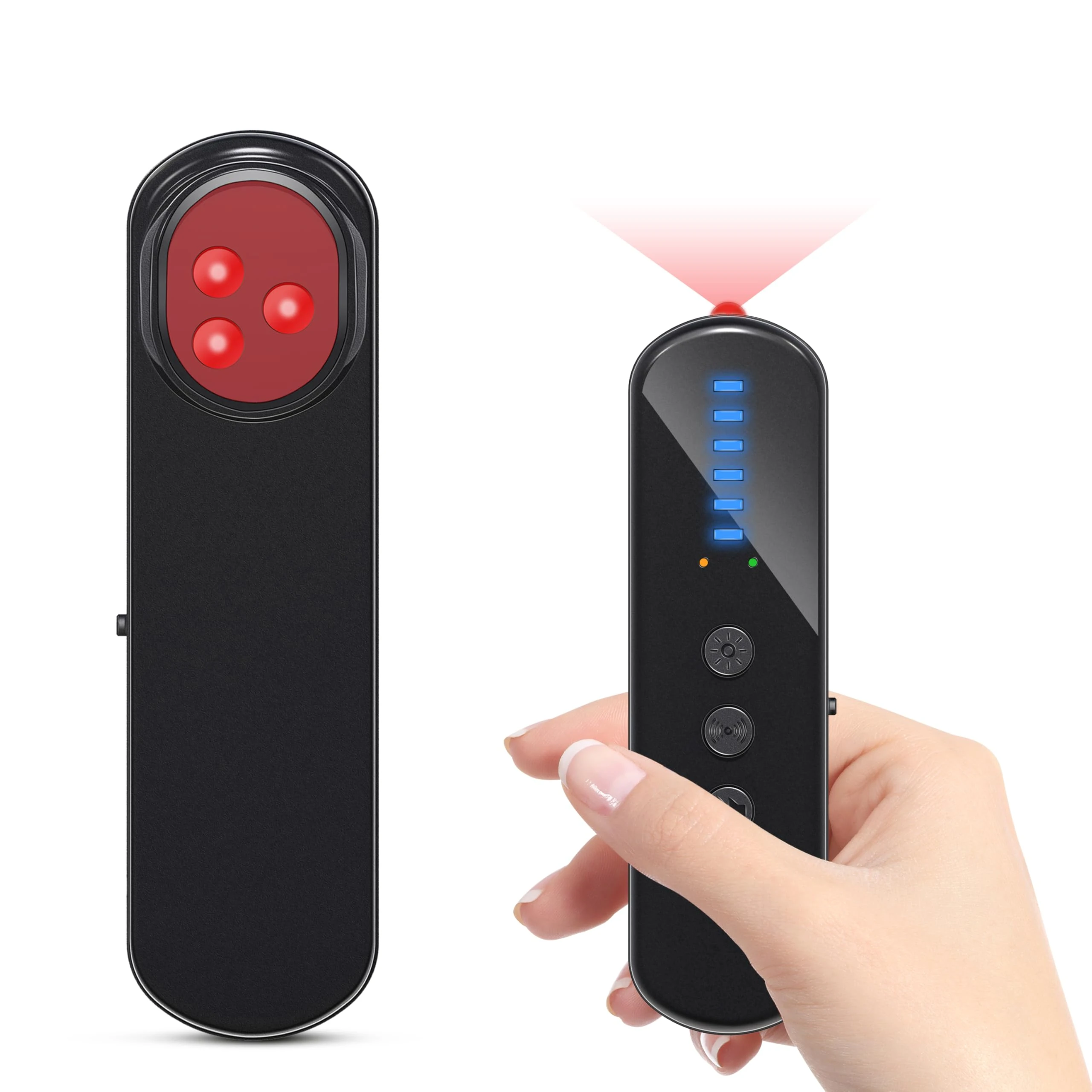 Spy Hidden Camera Detector, GPS Tracker & Bug Detector, AI-Powered Anti-Spy Device, Portable RF Signal Scanner for Hotels, Travel, Home & Office& Car Security