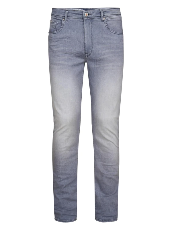 PETROL INDUSTRIES Men's Denim Slim Fit Jeans, Light Grey, 34W x 36L