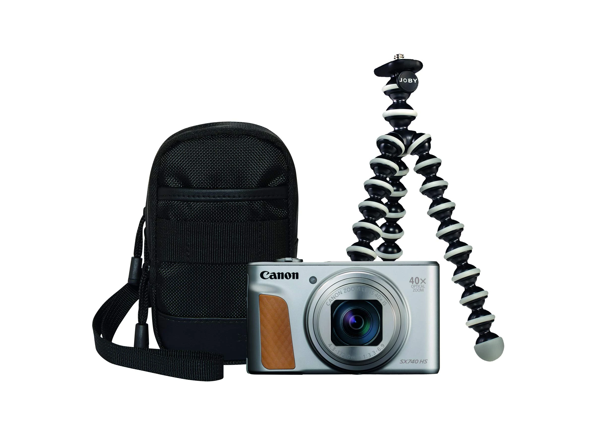 Canon PowerShot SX740 HS Lite Edition Travel Kit - Digital Camera - SILVER