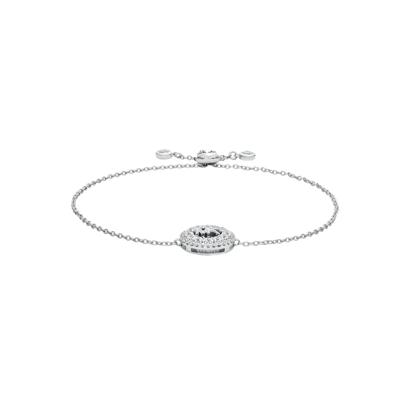 Michael Kors Premium Women's Silver-Tone Sterling Silver Bracelet, MKC1828040