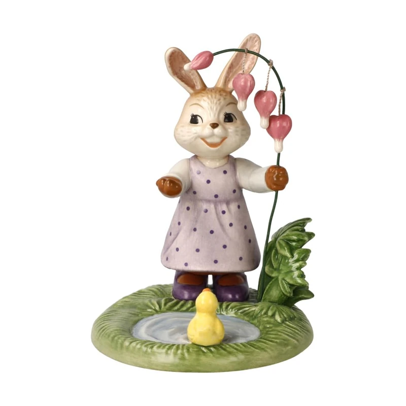 Goebel Rabbit Figurine "Jede Blüte ist ein kleines Wunder!" Easter