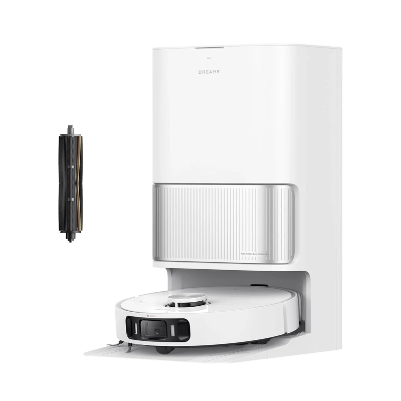 dreame L40 Ultra AE Robot Vacuum and Mop, 19,000Pa Suction, Diverse Brush Selection, Flexible Mop & 75°C Self Cleaning Washboard, All-in-One Station, Tangle-Free, Auto Refill, Voice Control