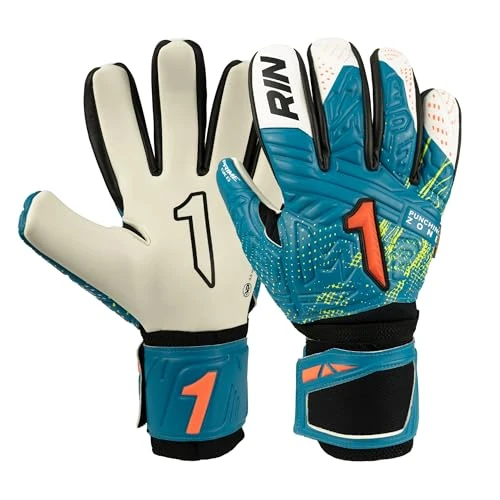 Rinat Fiera Prime Adult Goalkeeper Gloves, Green, Size 10