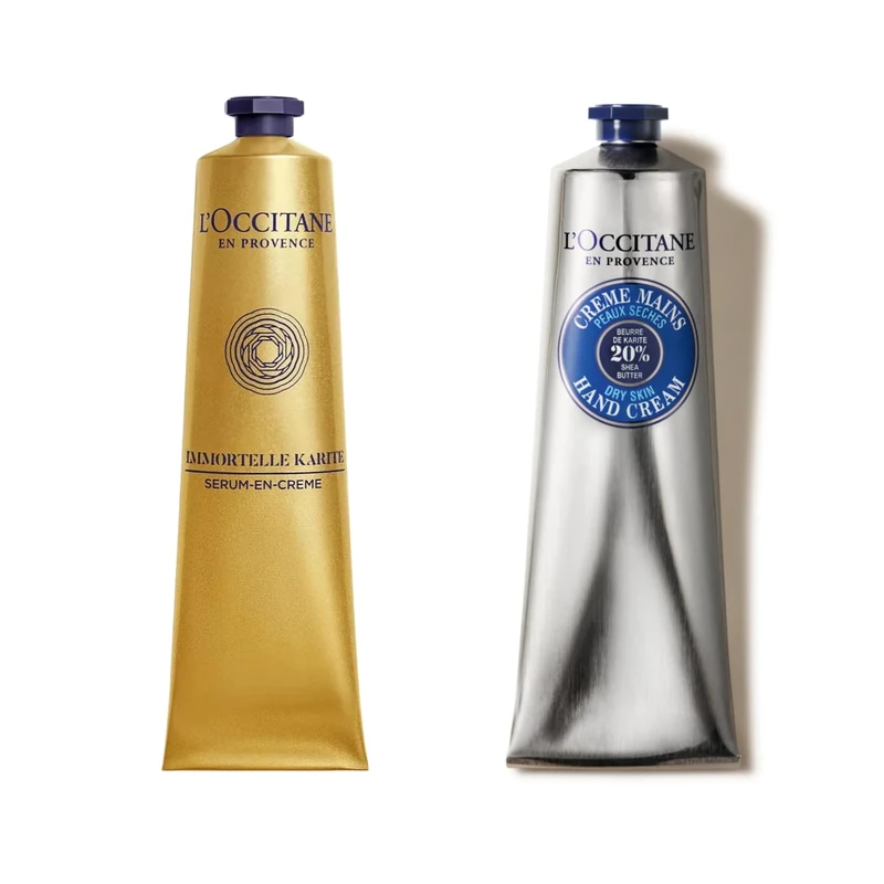 LOCCITANE SET: YOUTH HAND CREAM 75ML + SHEA BUTTER HAND CREAM 75ML
