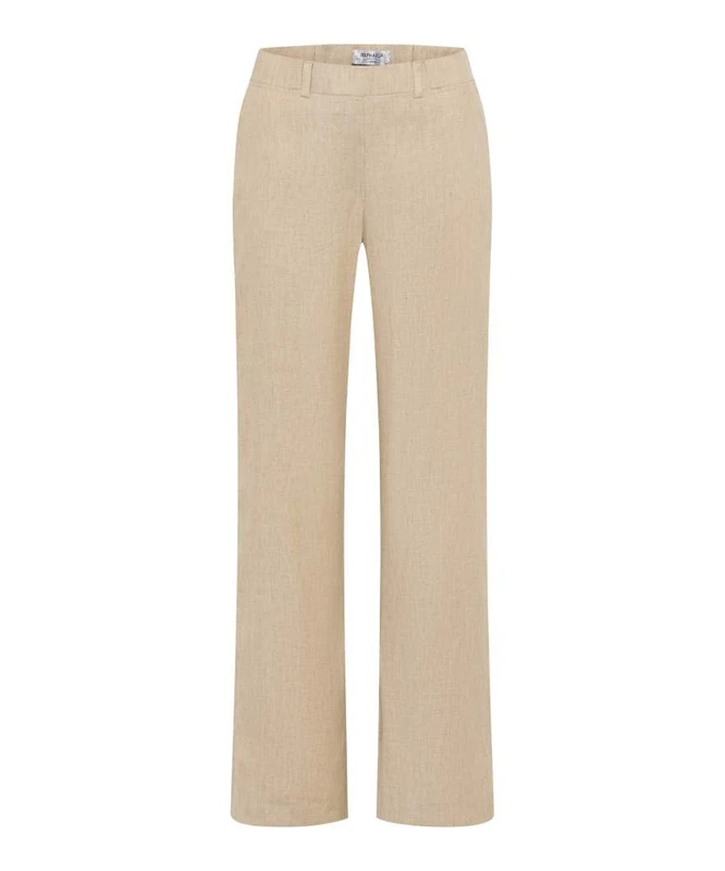 Raphaela by Brax Women's Pam Flared Linen Stretch Classic Trousers