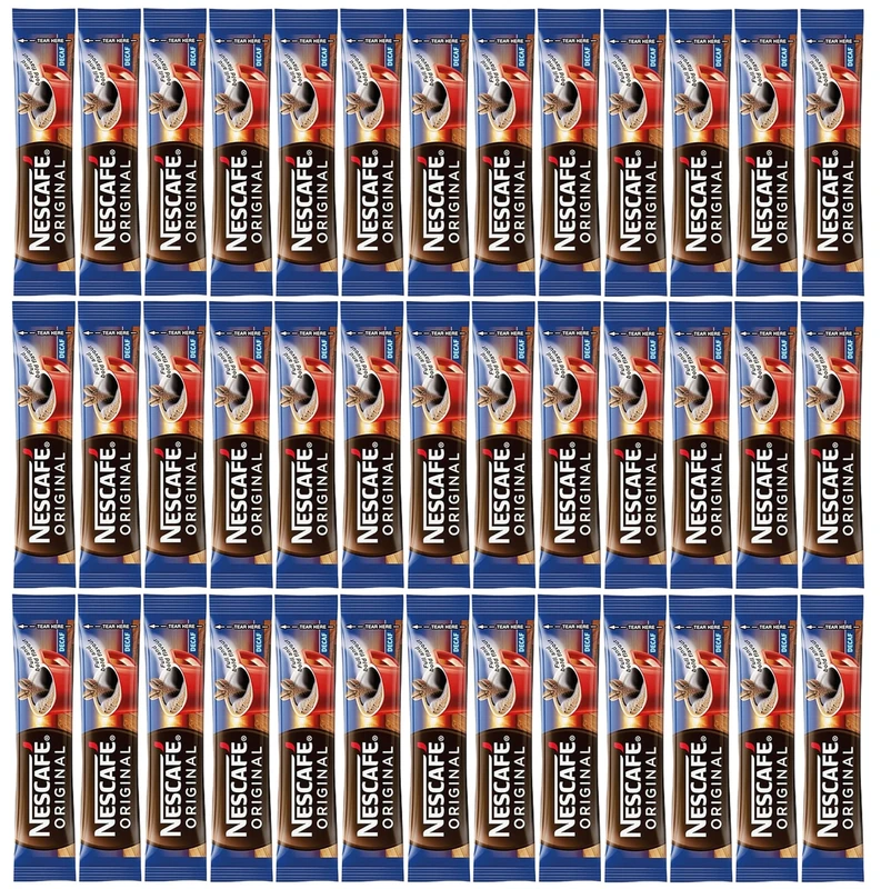 Nescafe Original Decaf Individual One Cup Instant Coffee Sachets x 50 1.2g Sticks