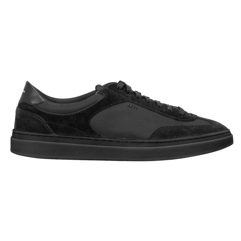 BOSS Men's Kieran_Tenn_sdnyn 10280067 01 Tennis Trainers, Black, 7 UK