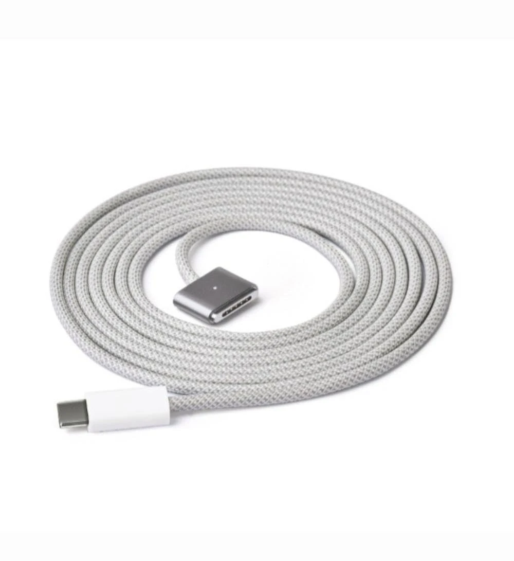 Infinity8Hub USB-C to MagSafe 3 Cable 2 Metres, 140W PD Fast Charging, Compatible with MacBook Pro M1/M2/M3 (14”/16”), MacBook Air M2/M3/M4 (13''/15”) 2021–2025 (Space Grey)