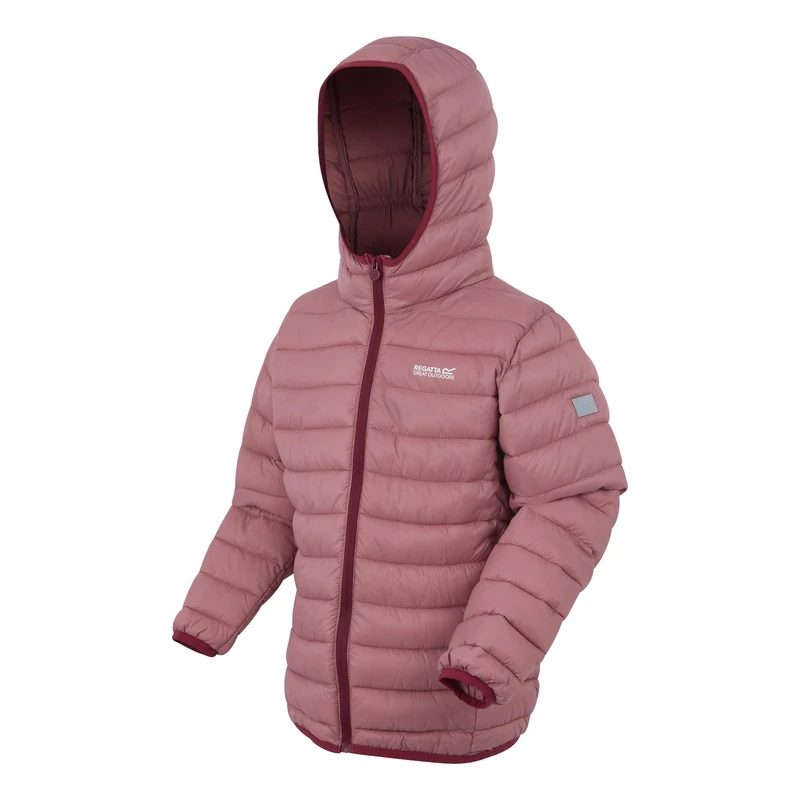 Regatta Kids Hooded Marizion Baffled Jacket Water Repellent Insulated Winter Coat