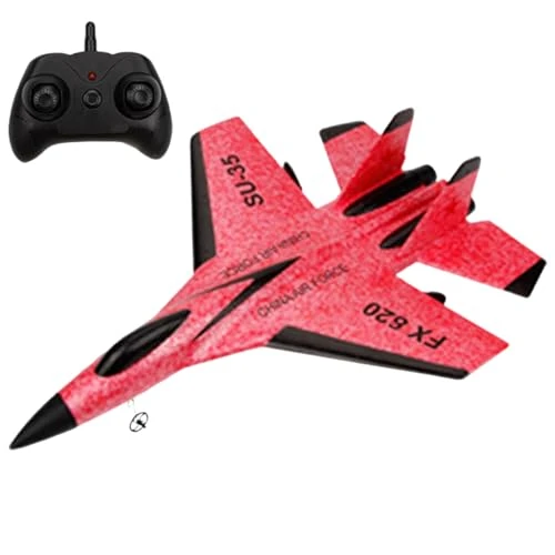 Trrymbbe RC Plane, FX620 Remote Control Airplane 2.4GHz Remote Control Plane EPP Foam RC Airplane Toys Easy to Fly for Beginner, Red