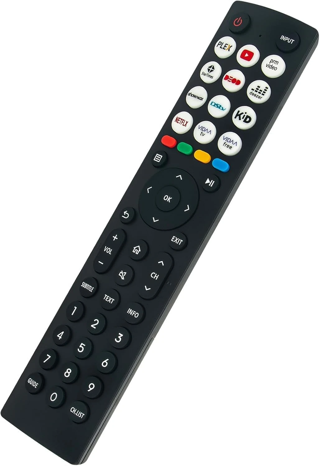 Hisense TV Remote Control Universal Replacement, VIDAA 4K UHD HDR QLED LCD LED Smart TVs