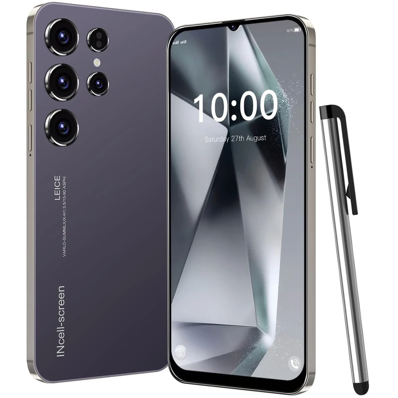 LilCost 4G Smartphone 6.3 inch HD Display, 3GB RAM+32GB ROM/up to 256GB,Dual SIM Dual Camera,Android 12.0 OS,Wifi,Bluetooth,FM,GPS Mobile Phone (Purple)