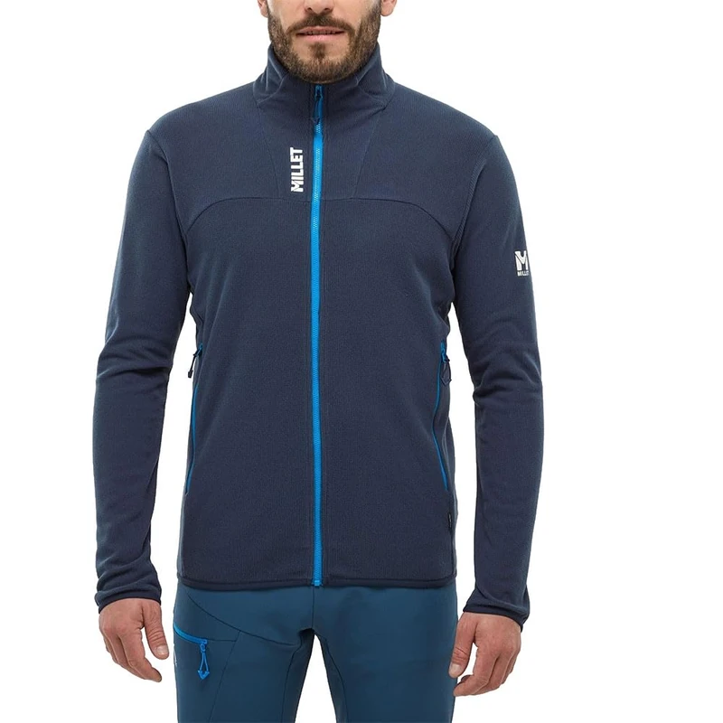 MILLET Ubic Lightgrid Full Zip Fleece XS Blue