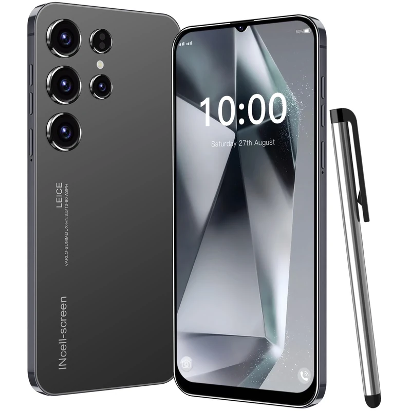 LilCost 4G Smartphone 6.3 inch HD Display, 3GB RAM+32GB ROM/up to 256GB,Dual SIM Dual Camera,Android 12.0 OS,Wifi,Bluetooth,FM,GPS Mobile Phone (Black)