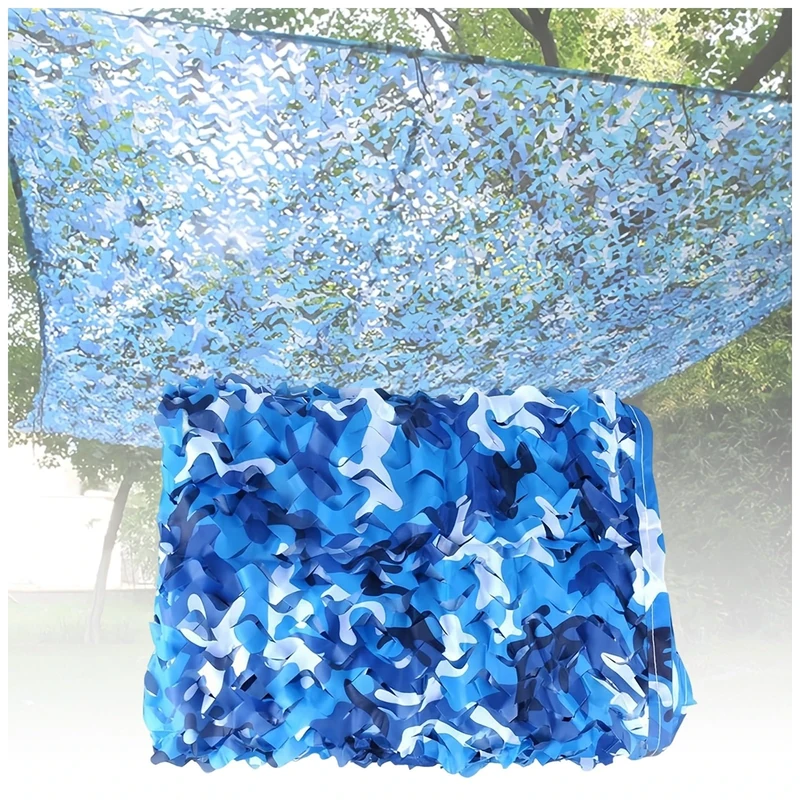 Generisch Camouflage Net - Lightweight, Windproof Outdoor Accessory for Military Decoration, Hunting, Paintball - Mesh Reinforcement, Foldable for Space Saving