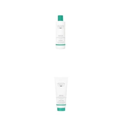 Christophe Robin Fortifying Hair Care Duo for Weak & Breakage-Prone Hair | Strengthening Shampoo 250ml + Conditioner 250ml with Amaranth Peptides | 5X Less Hair Breakage in One Use