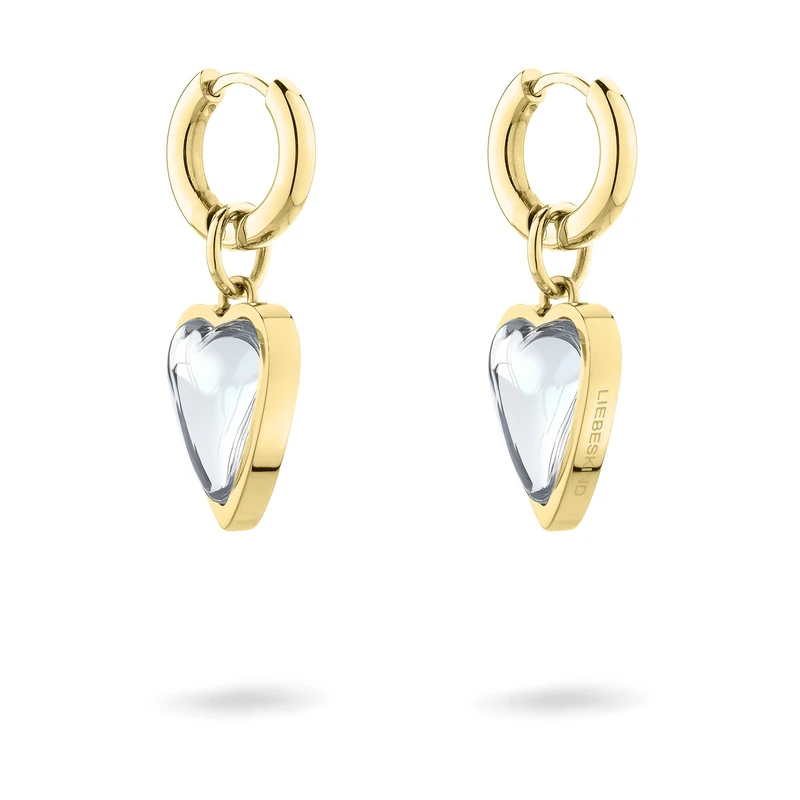 Liebeskind Berlin Ladies Earrings LJ-1702-E-28 in Stainless Steel IP Gold