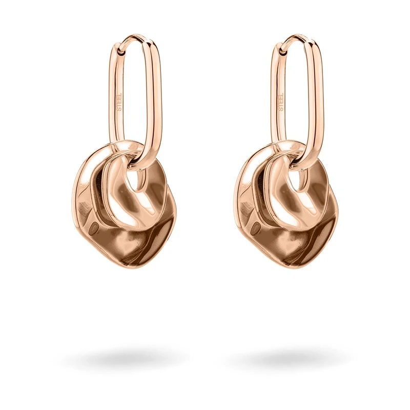 Liebeskind Berlin Ladies Earrings LJ-1791-E-32 in Stainless Steel IP Rose Gold