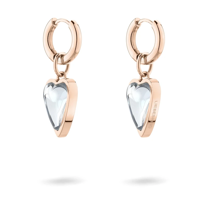 Liebeskind Berlin Ladies Earrings LJ-1703-E-28 in Stainless Steel IP Rose Gold