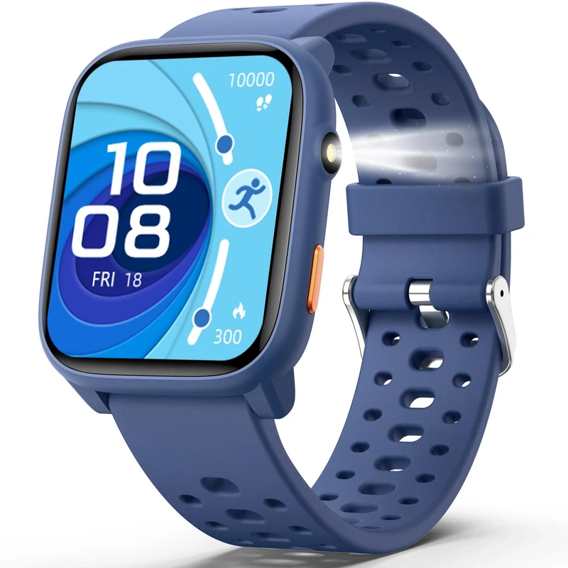 Mgaolo Kids Smart Watch 1.85" Upgrade - 100+ Sports, Heart Rate, Games
