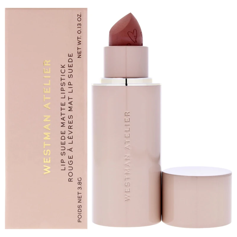 Lip Suede Matte Lipstick - Pique by Westman Atelier for Women - 0.13 oz Lipstick