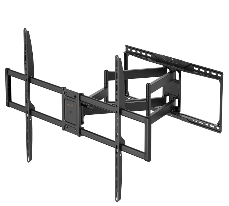 my wall HP53L Pivoting TV Wall Mount for 50-105 Inch TVs, Maximum Load 75 kg, Swivel, Tilt, Variable Wall Clearance, XXL TV Mount with Cable Management