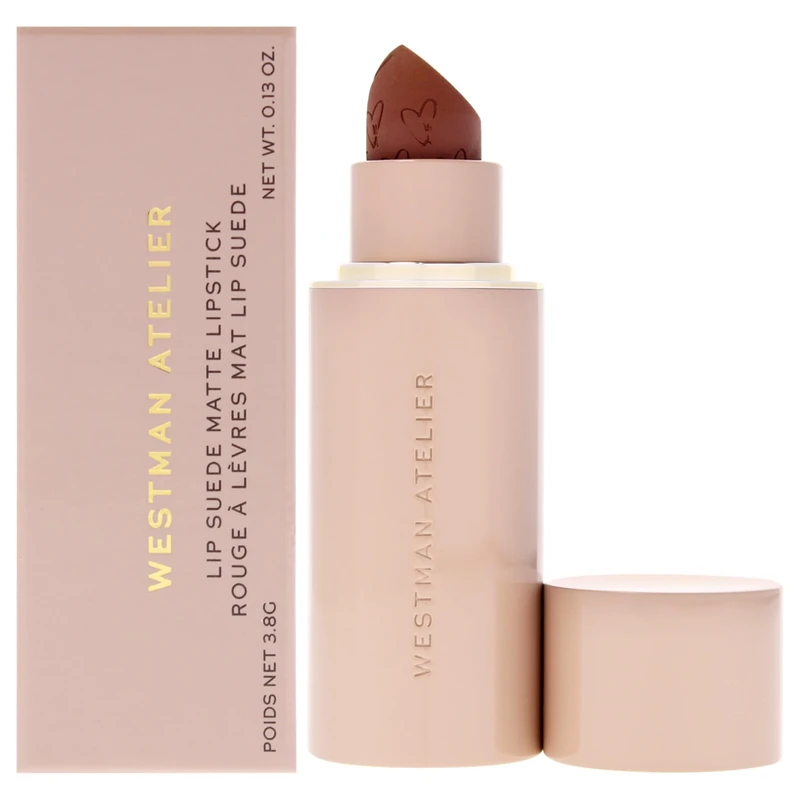 Lip Suede Matte Lipstick - Rue by Westman Atelier for Women - 0.13 oz Lipstick