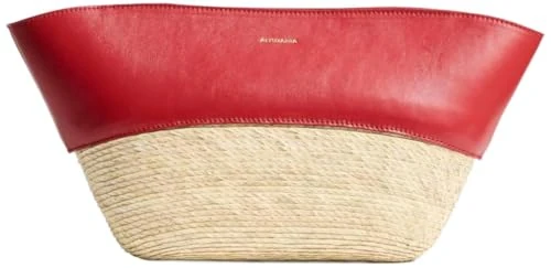 Altuzarra, Basket Clutch, OS, Scarlet