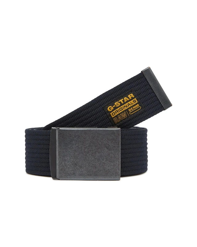 G-STAR Webbing Belt for Men, Color Black Metal/Salute, One Size