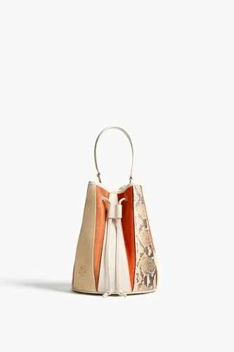 Altuzarra, Drum Bag Small, OS, Patchwork/Ivory