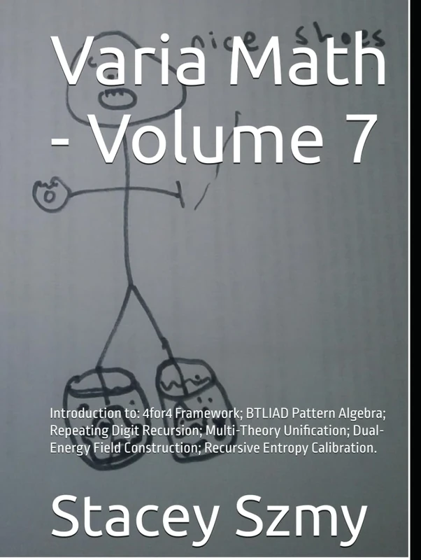 Varia Math - Volume 7: Introduction to: 4for4 Framework; BTLIAD Pattern Algebra; Repeating Digit Recursion; Multi-Theory Unification; Dual-Energy ... Entropy Calibration. (Varia Math Series) - Image 1