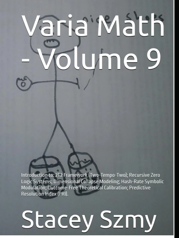Varia Math - Volume 9: Introduction to: 2T2 Framework (Two-Tempo-Two); Recursive Zero Logic Systems; Dimensional Collapse Modeling; Hash-Rate Symbolic ... Resolution Index (PRI). (Varia Math Series) - Image 1