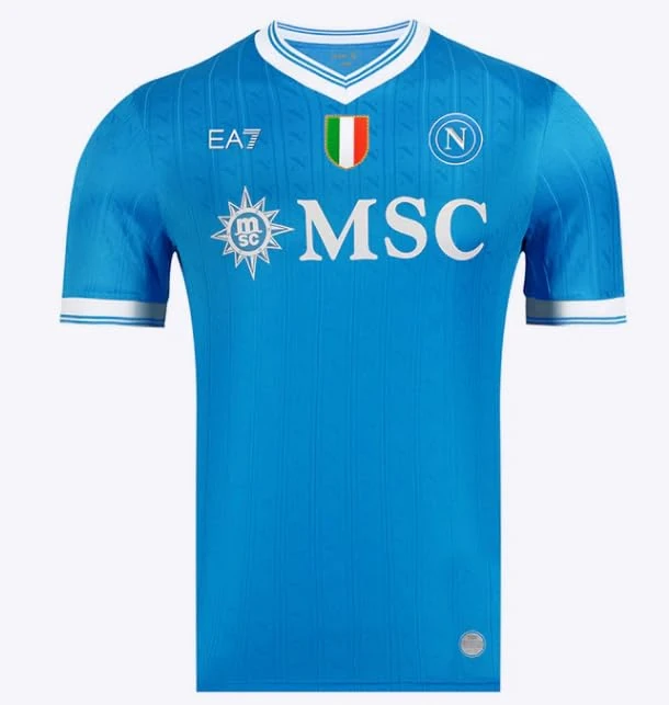 SSC NAPOLI Home and Away Shirt EA7 Official Product, 2025/2026 Football Shirt