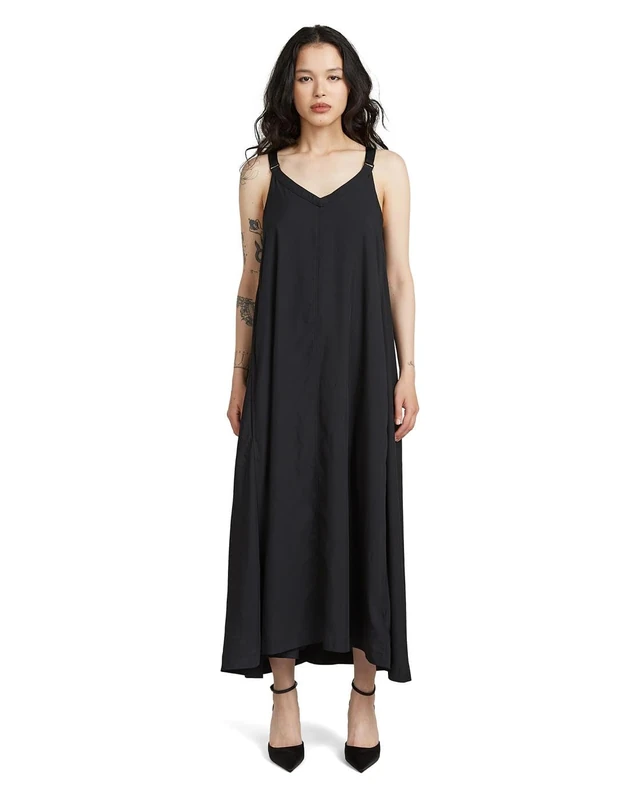 G-STAR Slip Dress sl wmn for Women, Over Knee Length, Black, Size L