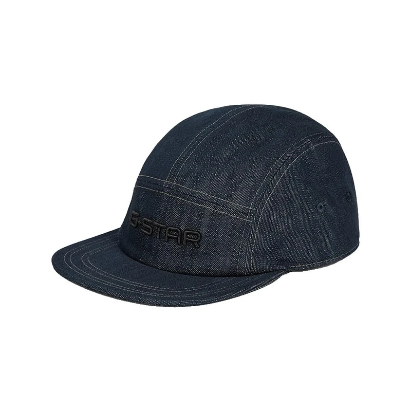 G-Star Flat Brim 5 Panel Cap, Men's Baseball Cap, Color Blue - Image 1