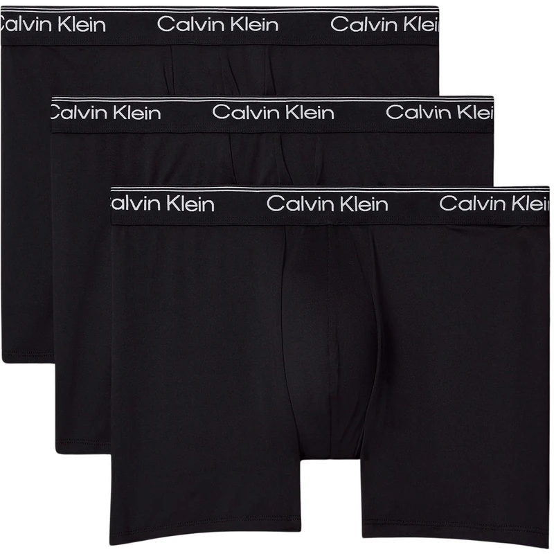 Calvin Klein Men's BOXER BRIEF 3PK Boxer Brief, BLACK (3 BLACK), M