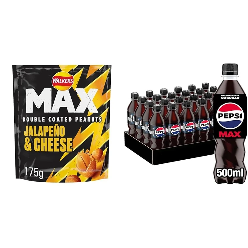 Max Strong Nuts Jal&Cheese175g (Case of 8)