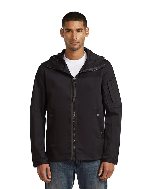 G-Star Batt hdd overshirt ls, Men's Jacket, Color Black, Size M