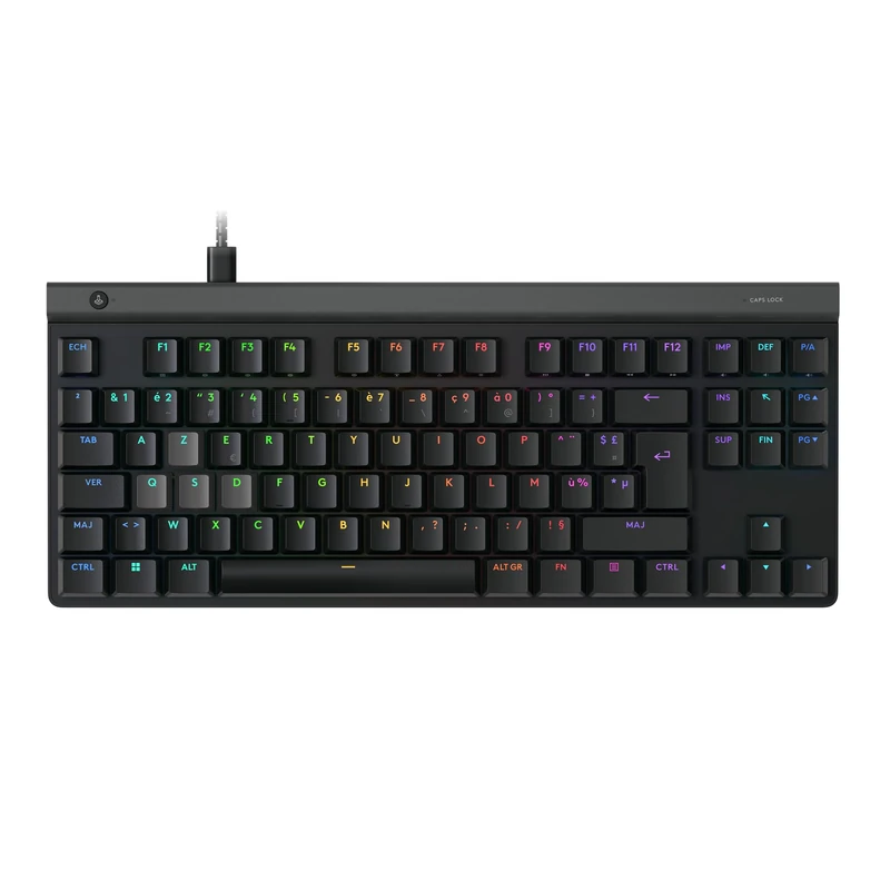 Logitech G515 RAPID TKL Low-Profile Wired Gaming Keyboard, Fully Customizable PC Gaming Keyboard with Analog Low-Profile Switches, Rapid Trigger, Ultra-Slim, for USB-A port - QWERTY