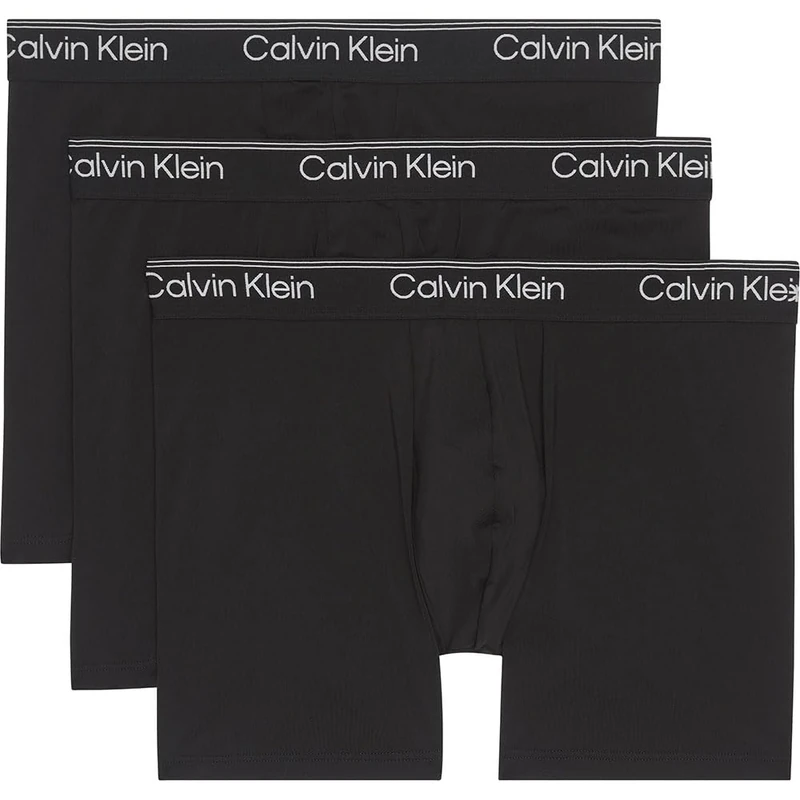 Calvin Klein Men's BOXER BRIEF 3PK Boxer Brief, BLACK (3 BLACK), XL